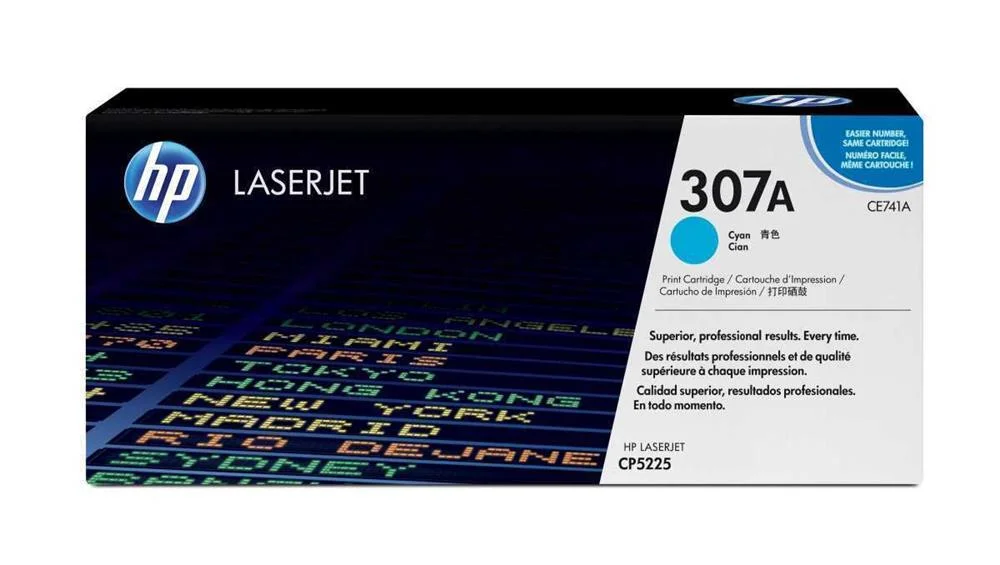 Hp Cartucho Toner Original Laserjet 307a Cyan