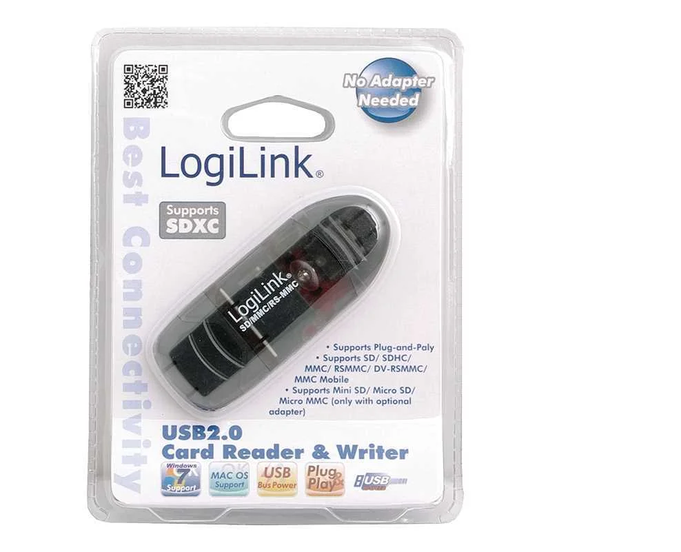 Logilink Cardreader Usb 2.0 Stick For Sd/Mmc - Card Reader - Usb 2.0