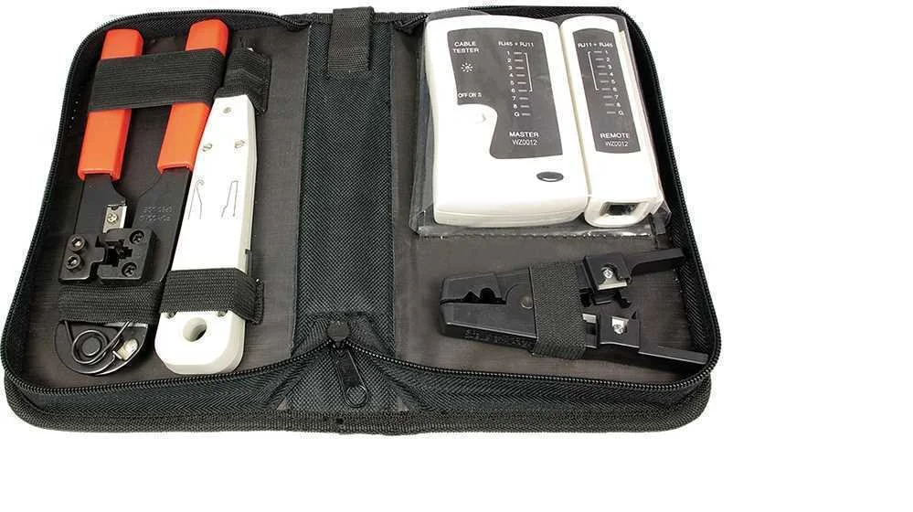 Logilink Werkzeug Set Rj45 8p8c Mit Tasche 4-Teilig Retail
