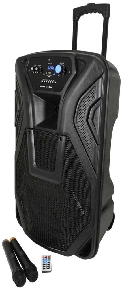 Busker-15 Pa + 2 X Vhf Mics + Usb/Sd/Fm/Bt