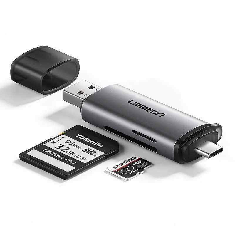 Ugreen 2-In-1 Usb-C Otg Card Reader