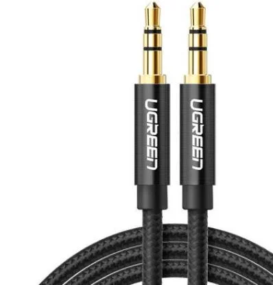 Ugreen Av112 Mini Jack Kabel 3,5 Mm Aux 2 M (Cerný)