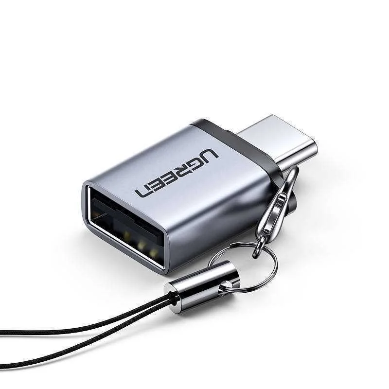 Adaptador Usb para Usb-C Us270 Ugreen Cinza