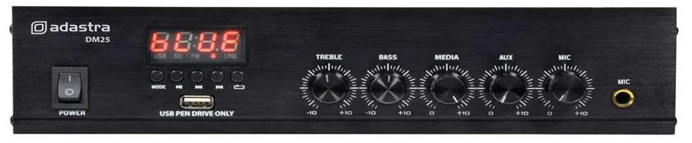 Amplificador Estéreo Usb/Fm Y Bluetooth 50w