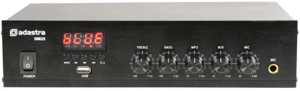 Amplificador Estéreo Usb/Fm Y Bluetooth 50w