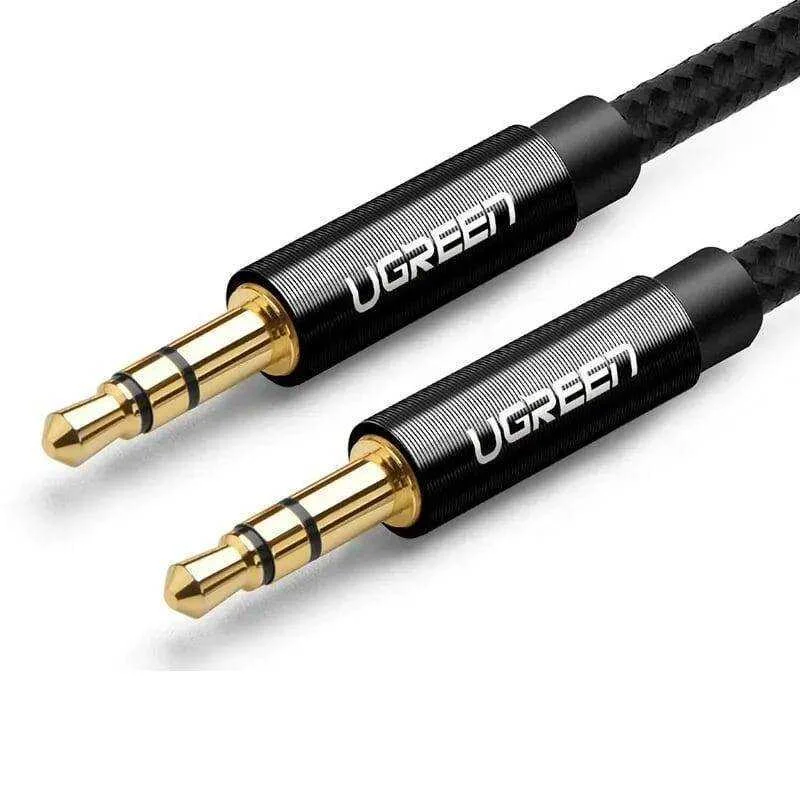 Cabo Jack 3.5 Mm 1 M Preto Ugreen