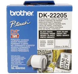 Papel Continuo para Impresoras Brother Dk-22205 B.