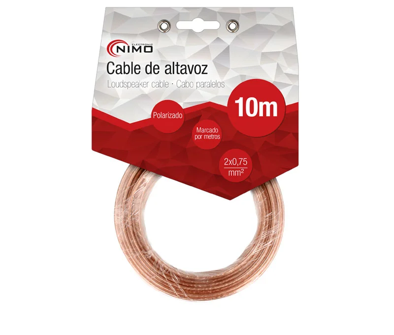 Cabo De Coluna 2X0.75Mm² Transparente Polariz.10M