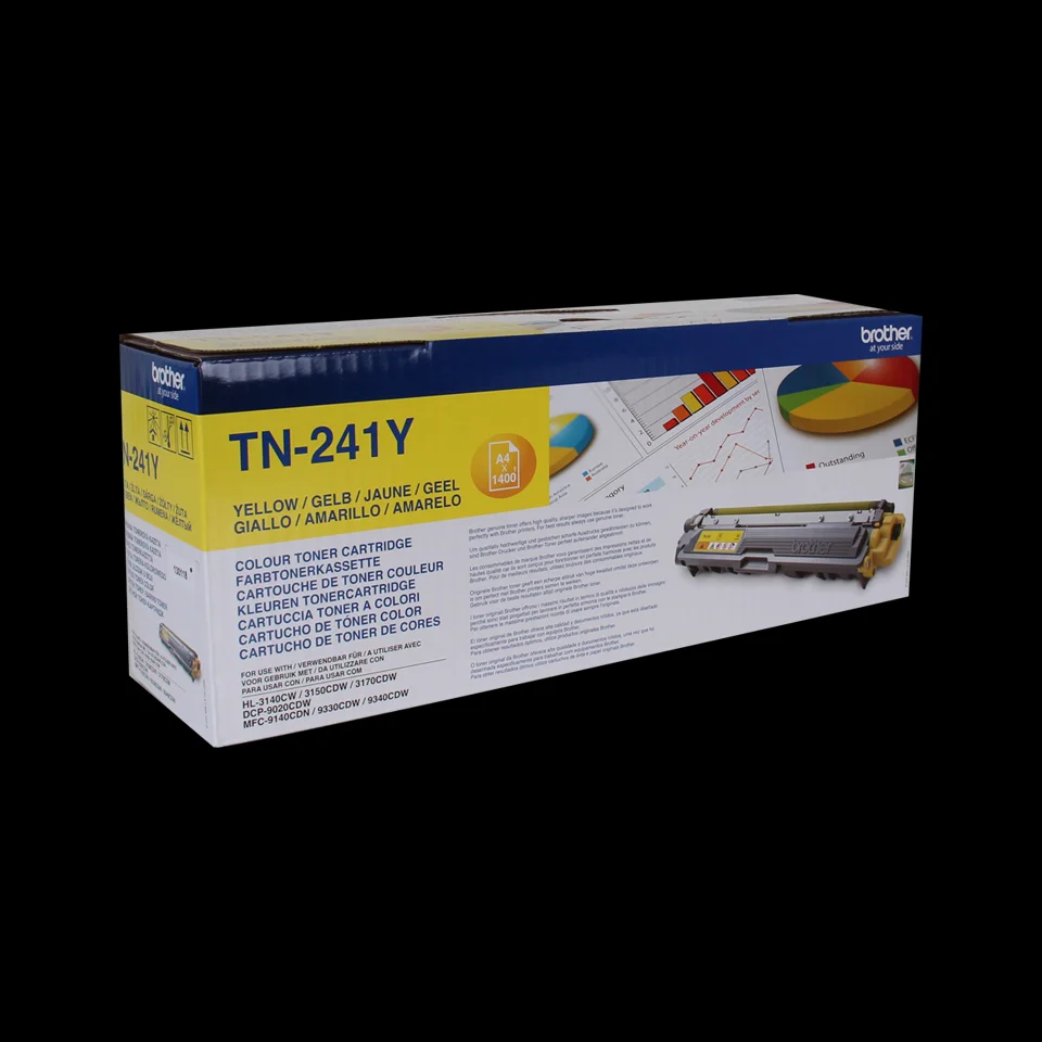 Brother Toner Tn-241y F?r Hl-3140cw/-3150cdw/-3170cdw Mfc-9140cdn/-9330cdw/-9340cdw Dcp-9020cdw Yell