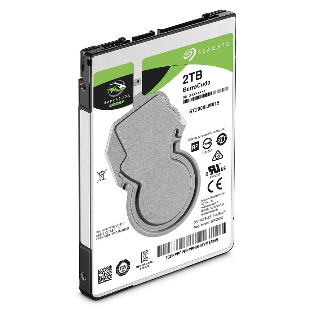 Disco 2,5" Seagate Barracuda 2tb Sata 128mb