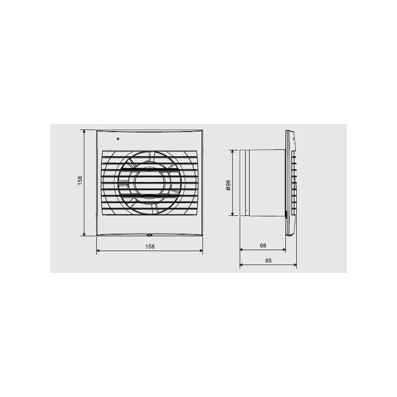 Exaustor S&P - Decor 100 C - 5210001300