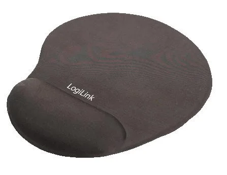 Logilink Mauspad Mit Gel-Handballenauflage Silikon Schwarz