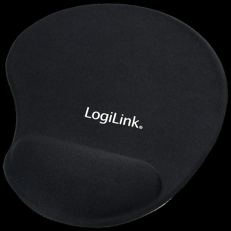 Logilink Mauspad Mit Gel-Handballenauflage Silikon Schwarz