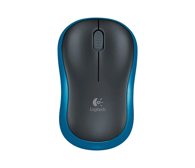 Logitech M185 Rf Inalámbrico Óptico Azul Ratón