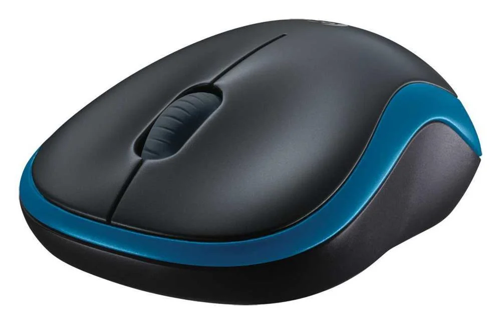 Logitech M185 Rf Inalámbrico Óptico Azul Ratón