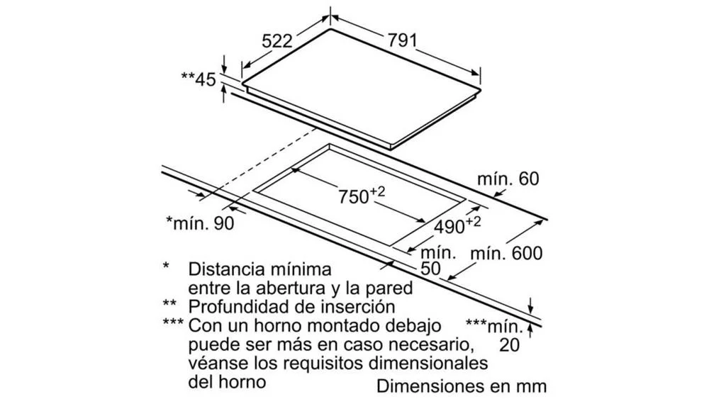Placa Balay - 3eb785lq