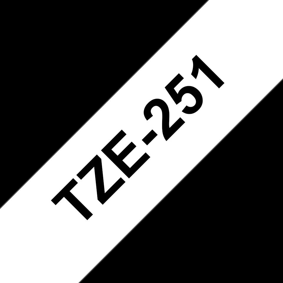 Brother P-Touch Tze251 White/Black (8m X 24mm)