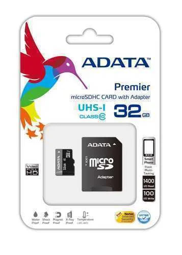 Cartão de Memória Micro Sd com Adaptador Adata Cl.