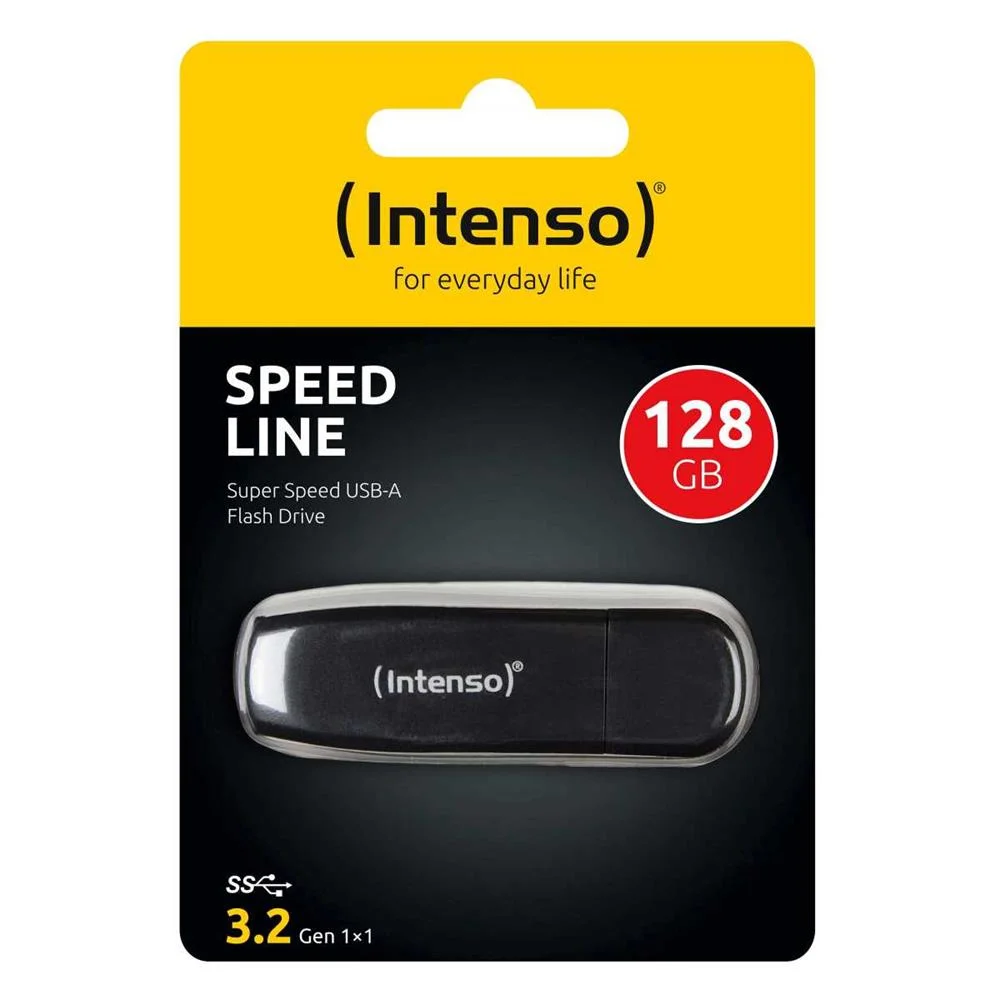 Memoria Usb Intenso Speed Line Usb 3.0 128 Gb Neg.