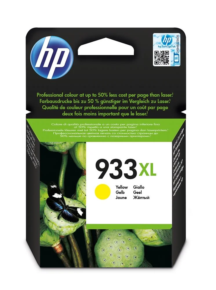 Tinteiro de Tinta Original Hp 933xl Amarelo 