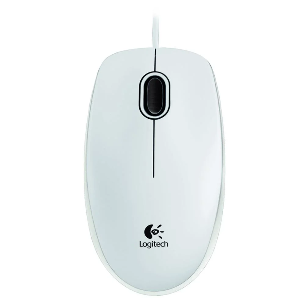 Ratón Óptico Logitech B100 800 Dpi Blanco