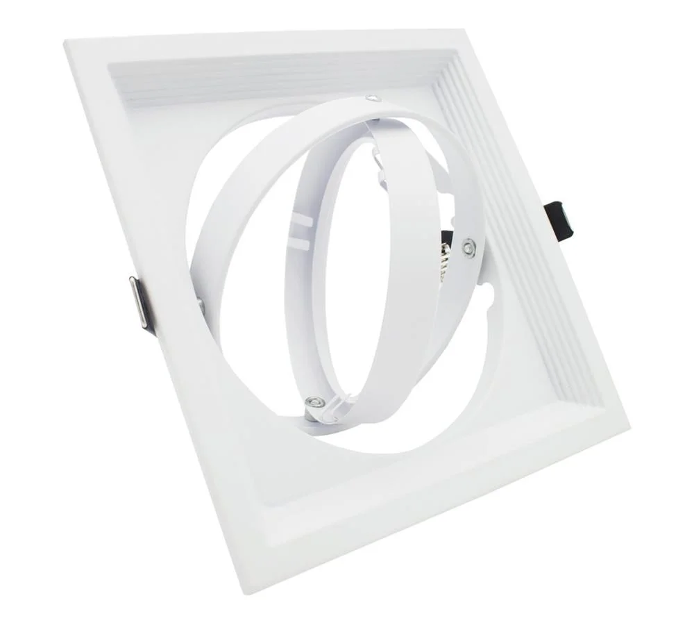 Aro Basculante Quadrado P/Ar111 Cob Led