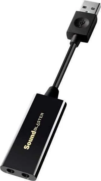 Placa de Som Externa Creative Technology Sound Blaster Play 3 Preto 