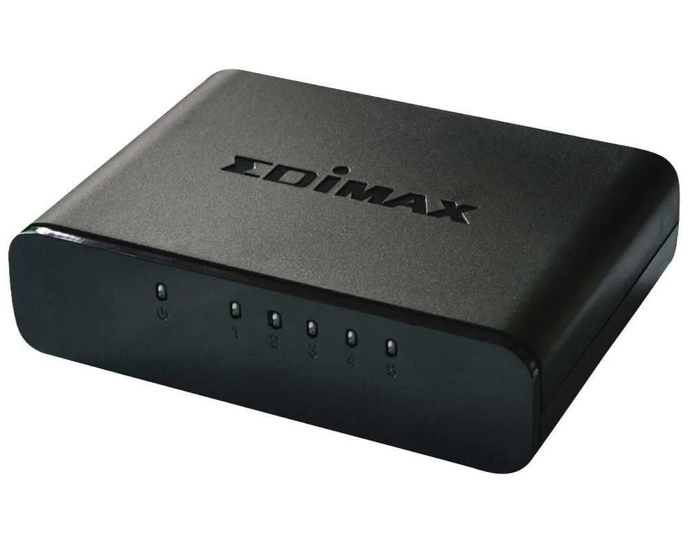 Switch de Mesa Edimax Es-3305p Rj45 X 5 Preto 