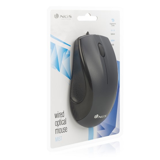 Rato &Oacute;tico Ngs Black Mist 800 Dpi Preto