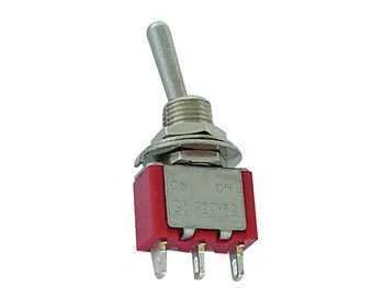 Vertical Toggle Switch Spdt On-Off-On - Pcb Type