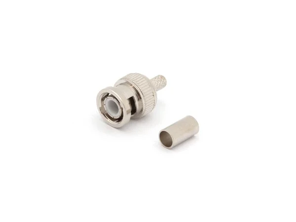 Bnc Male Rg58/U, 3 Parts Crimp