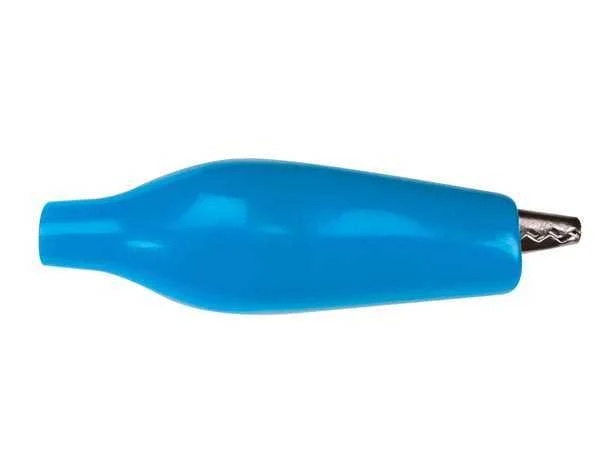 Alligator Clip With Boot 27mm - Blue