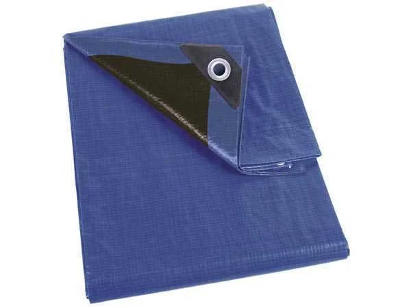 Toldo - Azul/Negro - Ultra Resistente - 6 X 10 M
