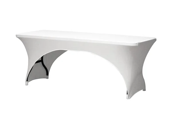 Cobertura para Mesa Rectangular - Curva - Branco