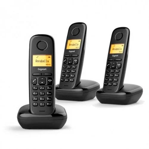Teléfono Inalámbrico Gigaset A170 Pack Trio/ Negro