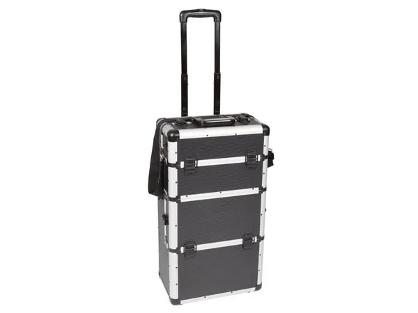 Trolley em Alumínio-  370 X 225 X 670 Mm - 66,9 L - Preto
