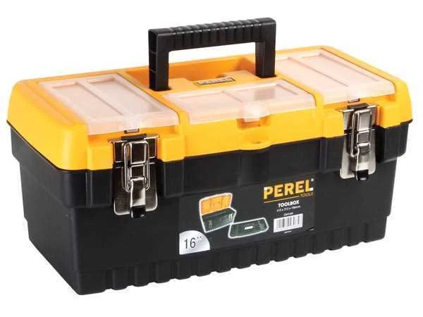 Caixa de Ferramentas com Fechos Metálicos - 413 X 212 X 186 Mm - 16,2 L