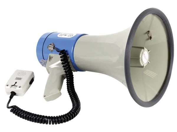 Megafone 25w C/ Sirene, Pega + Microfone