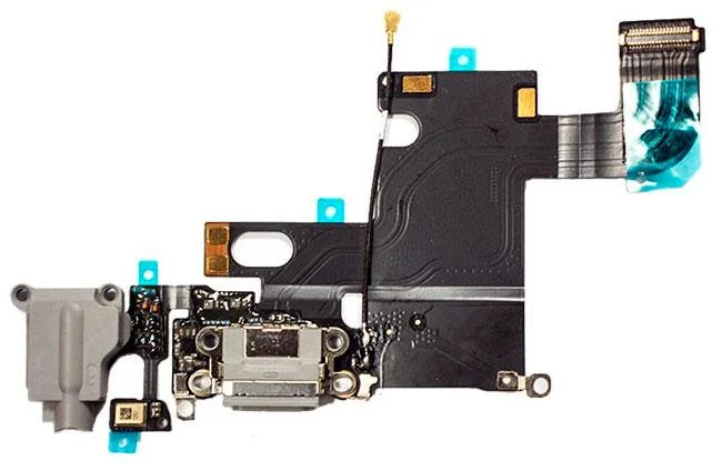 Conector Carga + Audio + Microfone Flex iPhone 6
