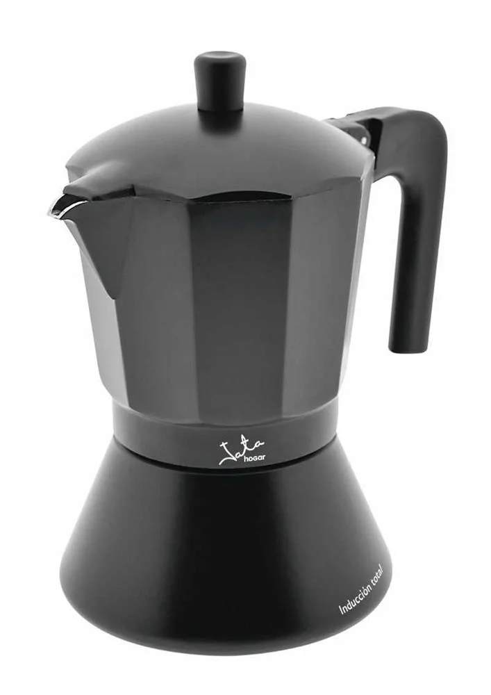 Cafetera Italiana Induccion Jata 6 Tazas Negra