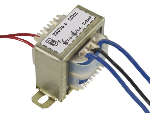Transformador de Quadro Aberto 3 Va 2 X 6 V~ 250 Ma Máx.