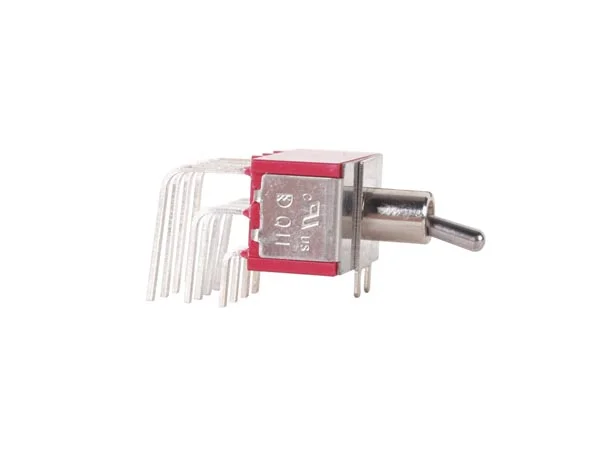 90° Vertical Toggle Switch 4pdt On-On