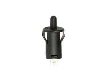 Push-Button Switch Off-(On) Black 1a - 250v