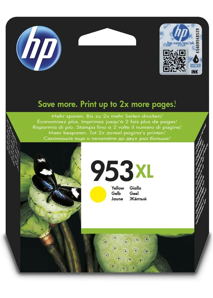 Tinteiro Hp 953xl F6u18a Amarelo