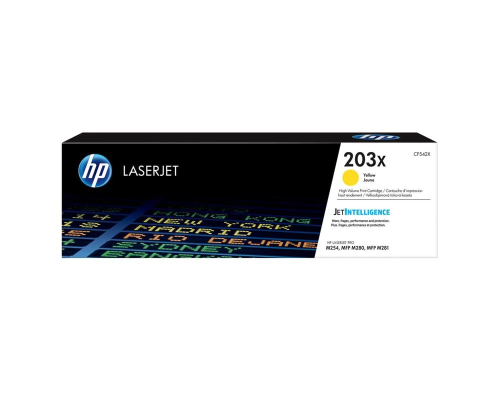 Hp 203x Cf542x Yellow
