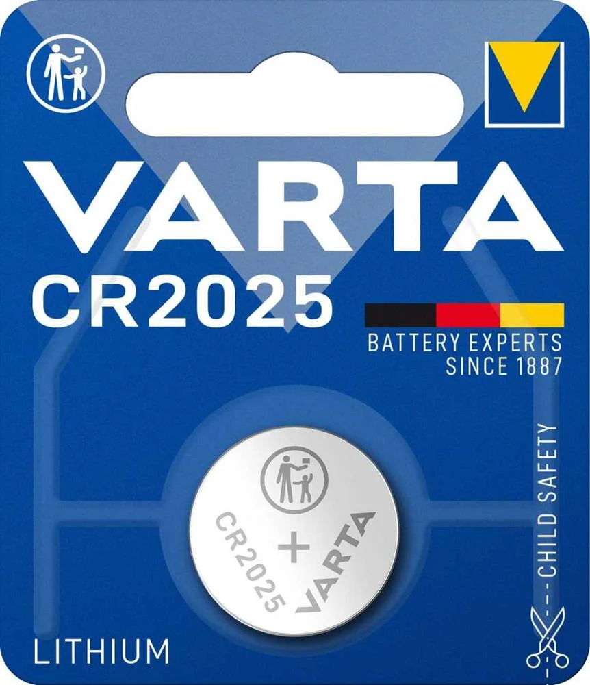 Pilha Botão Litio Cr2025 3v Varta