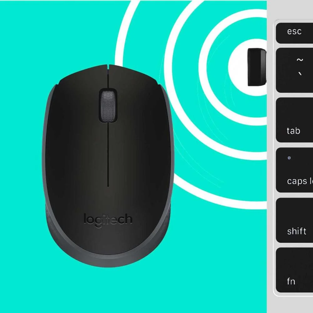 Raton Optico Logitech B170 Wireless Negro