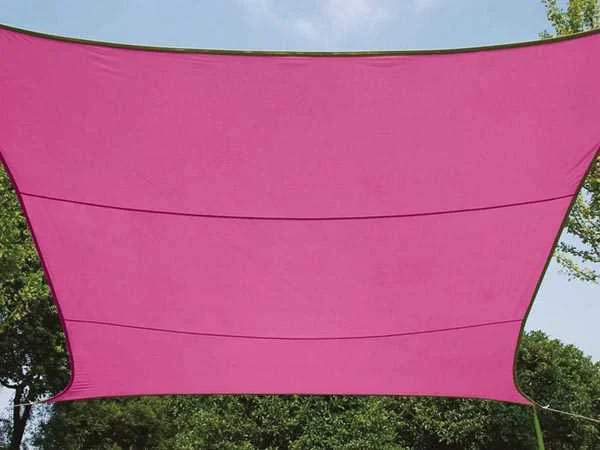 Vela Sombra - Rectangular - 2 X 3 M - Color: Fucs.