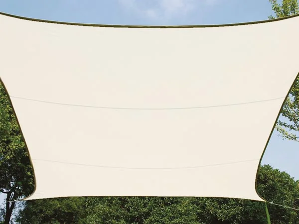 Vela Sombra - Rectangular - 4 X 3 M - Color: Crema