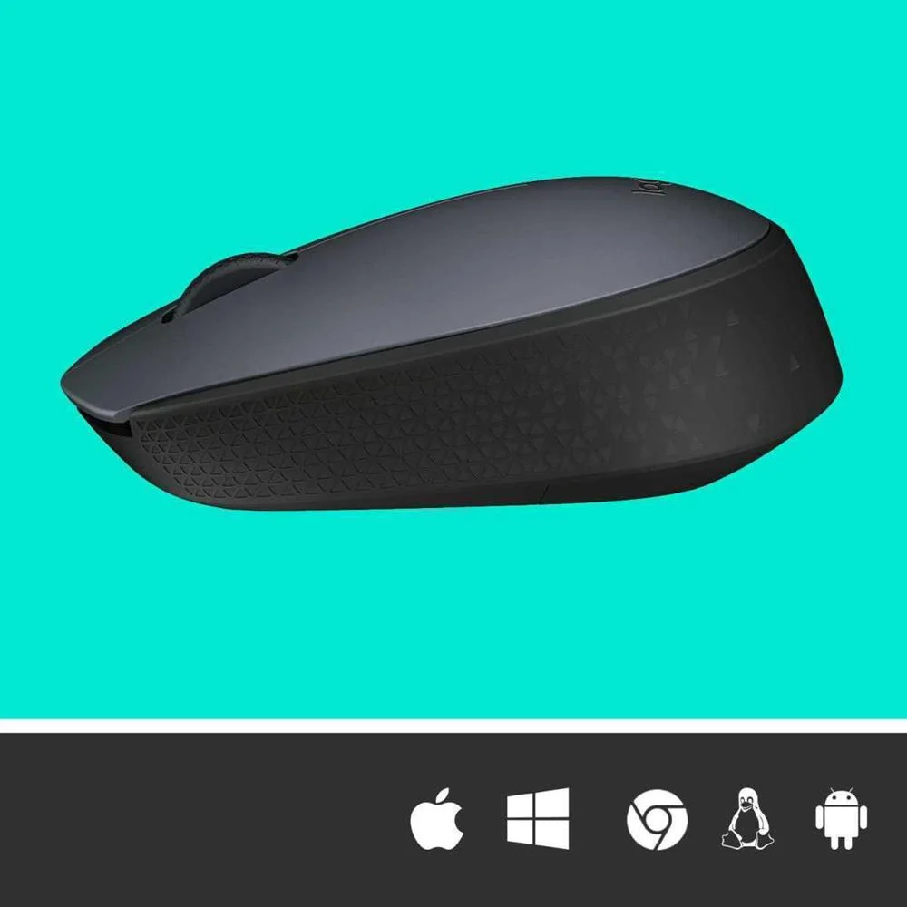 Raton Optico Logitech M170 Wireless Gris